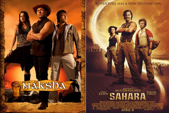 Bollywood shows no shame in copying posters from Hollywood !