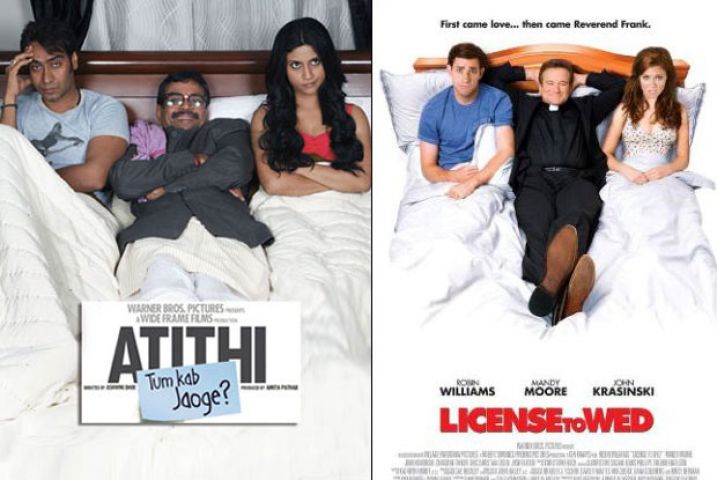 Bollywood shows no shame in copying posters from Hollywood !