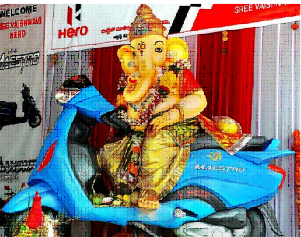 Stylish and stunning 'Ganpati Bappa' is here !