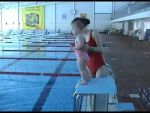 1 year 9 month old little girl born with 'swimming talent'