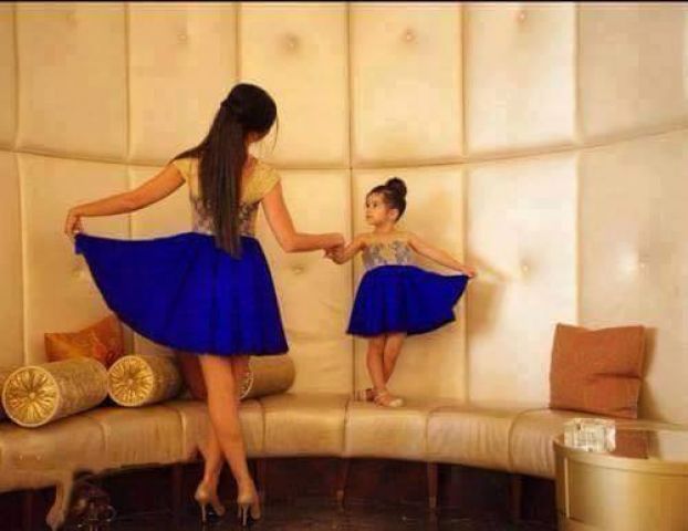 See the perfect reflection of Mother in her Daughter