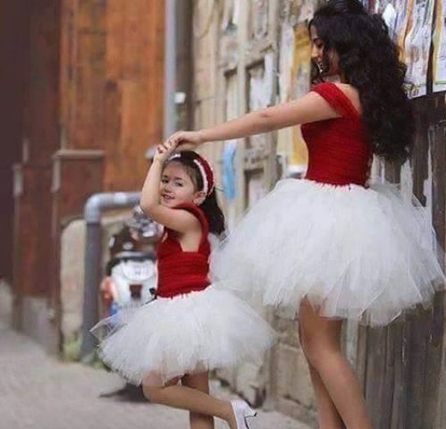 See the perfect reflection of Mother in her Daughter