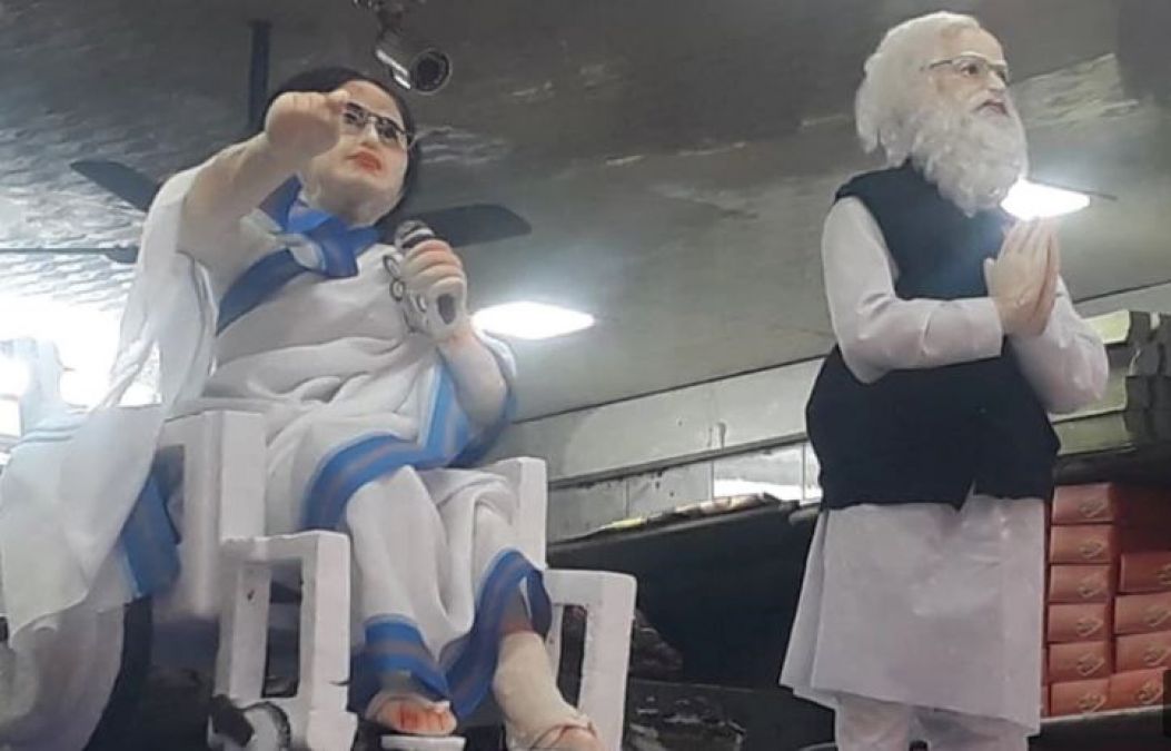 'Modi' and 'Mamata' are dissolving sweetness amid in bitter electoral atmosphere