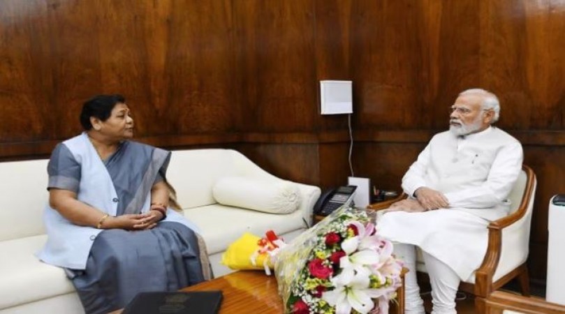PM मोदी से मिली अनुसुइया उइके, इन मुद्दों पर की चर्चा