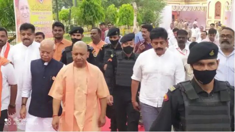 UP MLC elections: CM Yogi casts his vote in Gorakhpur, wishes people of the state on 'Mahashtami'