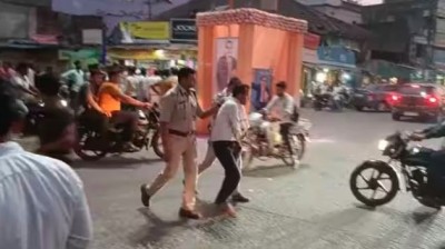 Bjp leader dragged to police station by collar, video goes viral