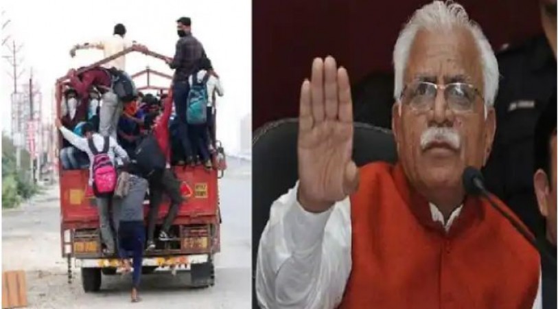 CM Khattar appeals to migrant laborers: Haryana won't get lockdown, don't panic