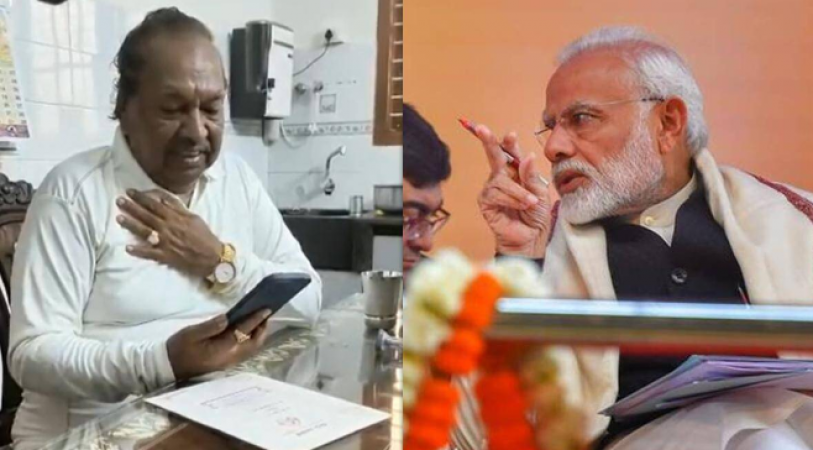 कर्नाटक भाजपा के बागी नेता ईश्वरप्पा को पीएम मोदी ने किया फ़ोन, कांग्रेस ने कसा तंज