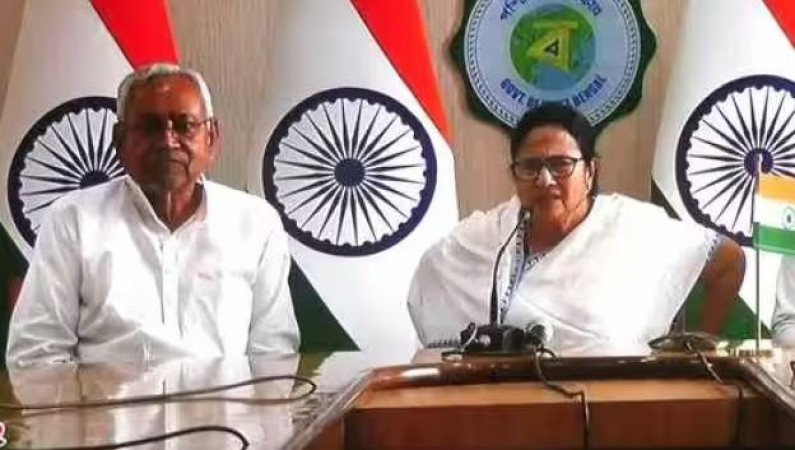 'Our mission is very clear, BJP has to be removed from power..', Mamata Banerjee said after meeting CM Nitish
