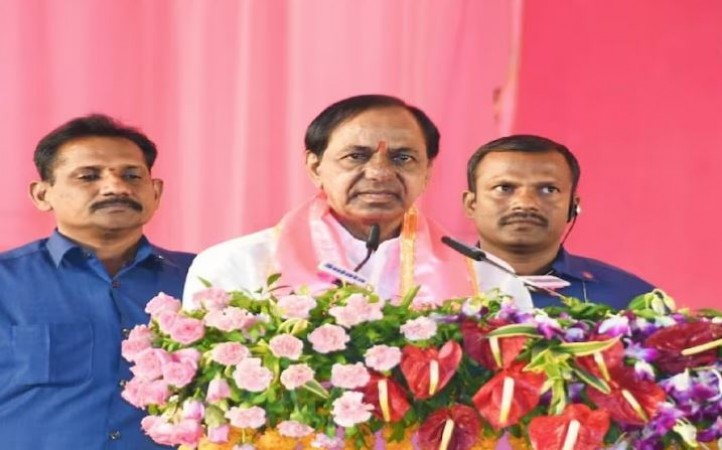 'Parliament House should be named after Dr Ambedkar', shouts KCR in Maharashtra