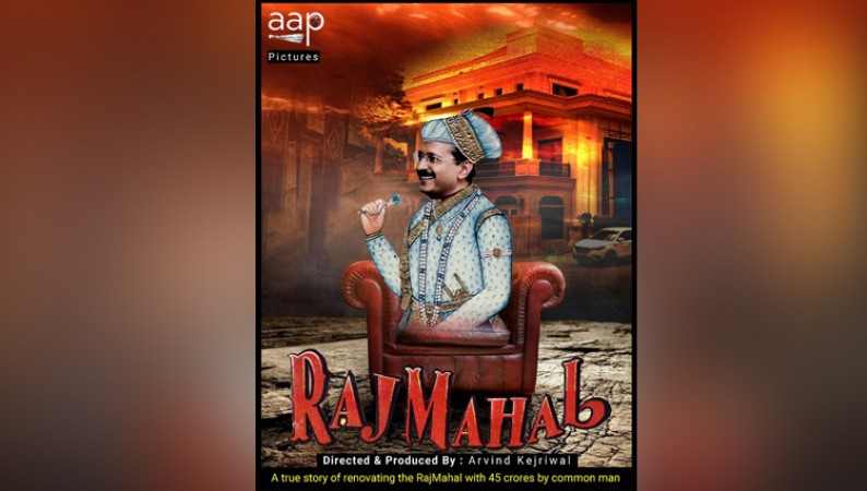 Why did CM Kejriwal's 'Rajmahal' posters appear in Delhi?