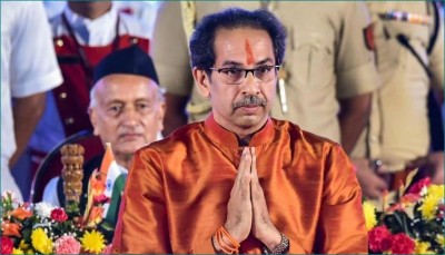 CM Uddhav Thackeray reaches Mumba Devi temple with family on first day of Navratri