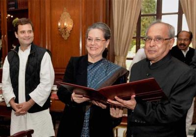 Former President Pranab Mukherjee Awarded Bharat Ratna, Sonia-Rahul Give Ceremony a Miss