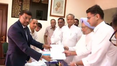 राजस्थान राज्यसभा उप-चुनाव: डॉ मनमोहन सिंह ने दाखिल किया नामांकन, बसपा कर रही है समर्थन