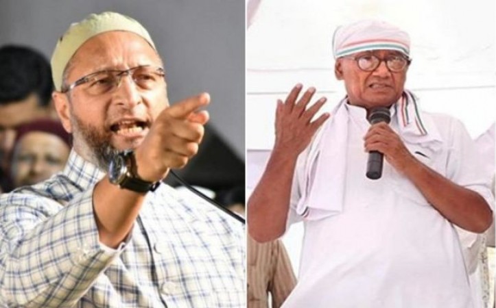 Owaisi and Digvijay raises questions on FB's credibility for supporting BJP