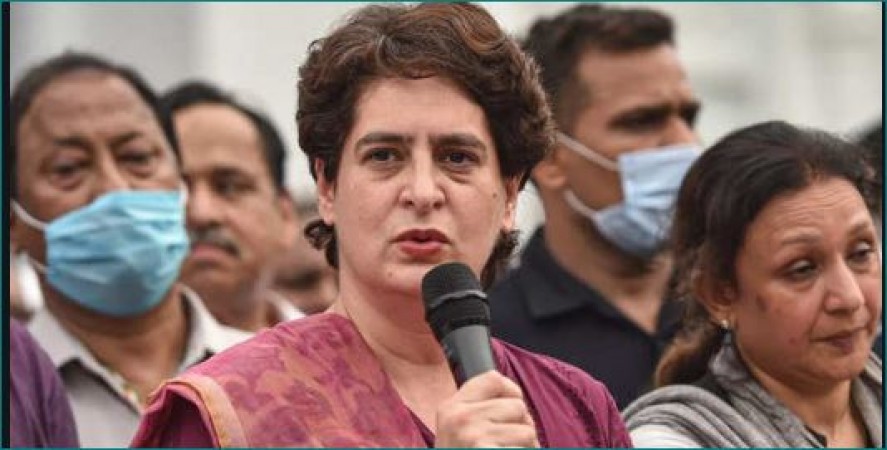 Priyanka Gandhi provoked by non-reduction in petrol and diesel prices, asked this