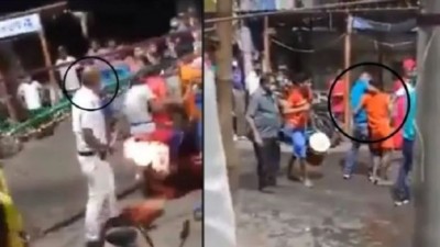 Video: Taliban rule in West Bengal too? Brutality of Kolkata Police seen on Sawan Monday