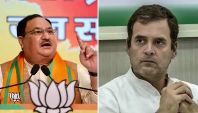 JP Nadda's big attack on Rahul Gandhi, says, 'Your career is based on spreading fake news'