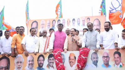 तेलंगाना में टीडीपी को तगड़ा झटका, 60 बड़े नेताओं ने कार्यकर्ताओं के साथ थामा भाजपा का दामन