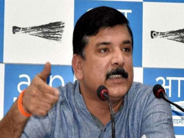 AAP leader Sanjay Singh attacks Yogi government