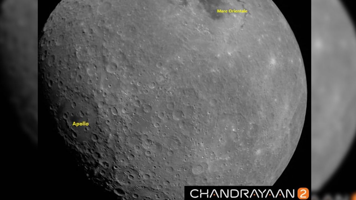 चंद्रयान-2 ने भेजी चाँद की पहली तस्वीर, इसरो ने ट्विटर पर की शेयर