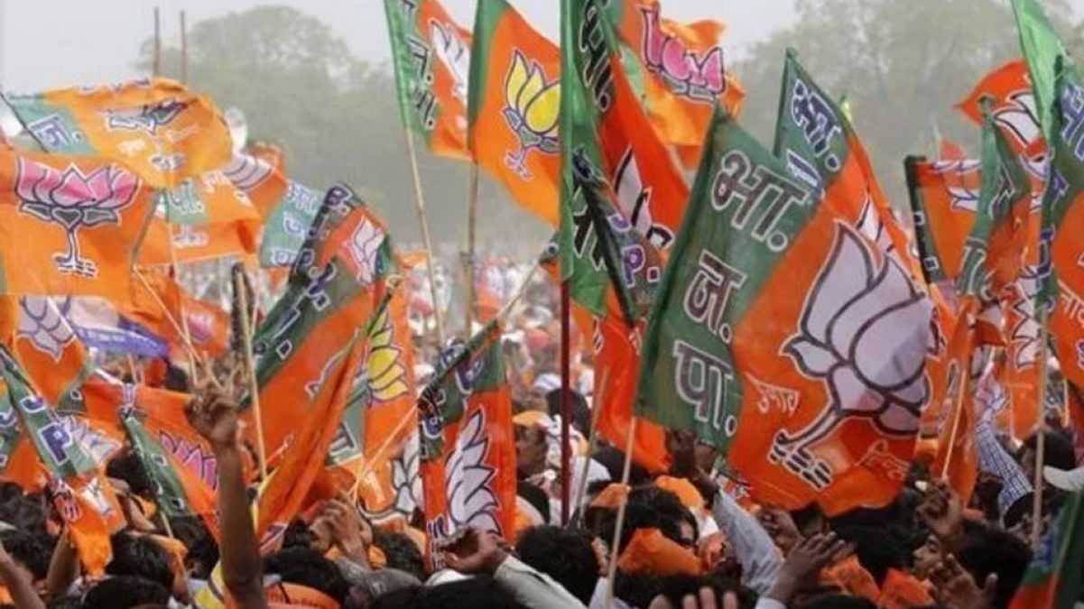 Rajasthan: BJP staged a dharna to protest against the government