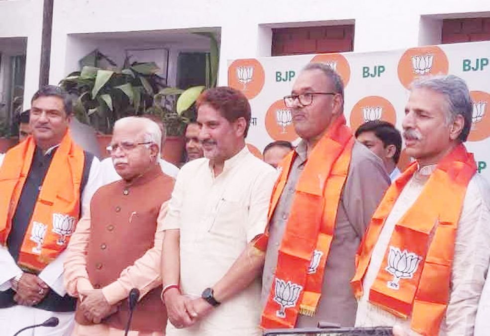 A stampede among parties as assembly elections draw nearer, most of them joining the BJP.