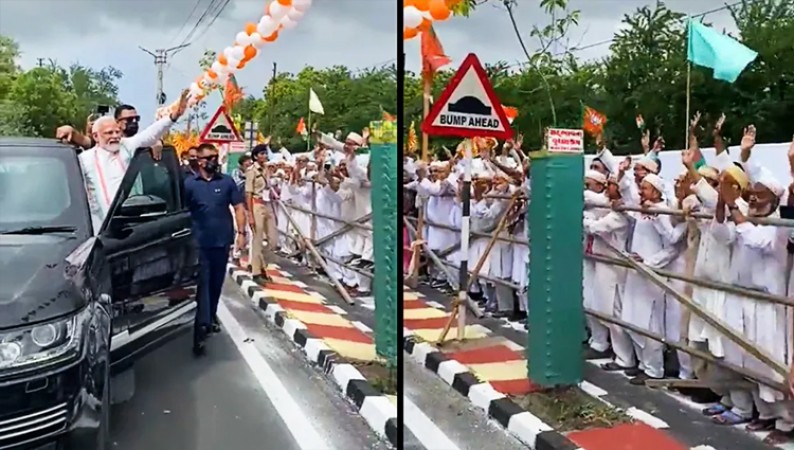 VIDEO: Muslims chant 'Bharat Mata Ki Jai' in front of PM Modi