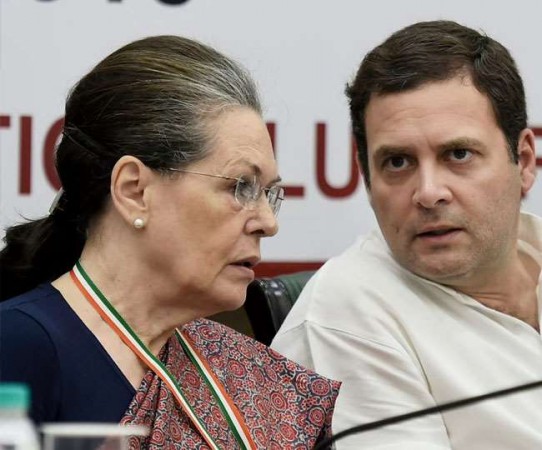 Sonia's problem increased when Congress stuck in son's fascination