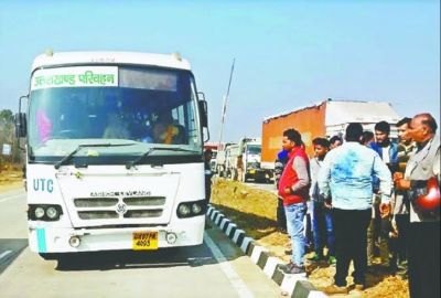 Bus driver arrest for running bus in wrong side during CM's convoy in Roorkee