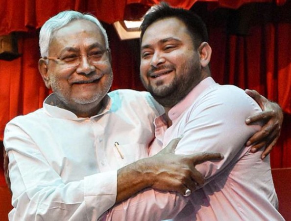 Tejashwi Yadav gives 'return gift' to CM Nitish Kumar