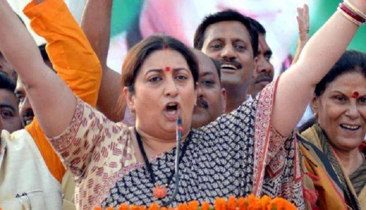 Jharkhand elections: Smriti Irani attacks opposition in Dhanbad, says 'JMM and Congress ignore poor'