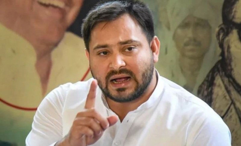 Opposition protests in front of Tejashwi Yadav, create ruckus in the House
