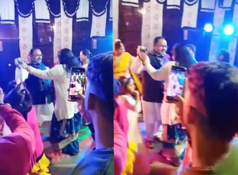 JDU MLA dances on 'Aunty Police Bulalegi' with woman