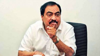 Senior BJP leader Eknath Khadse can give a big blow to the party, speculation intensifies to join the opposition