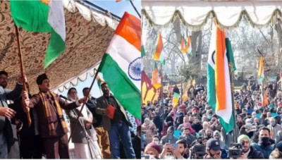 Video: Kashmiri hoists tricolour in Mehbooba's area, says, 'No one will raise the flag'