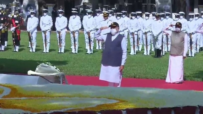 PM Narendra Modi arrives in Goa to pay homage to martyrs