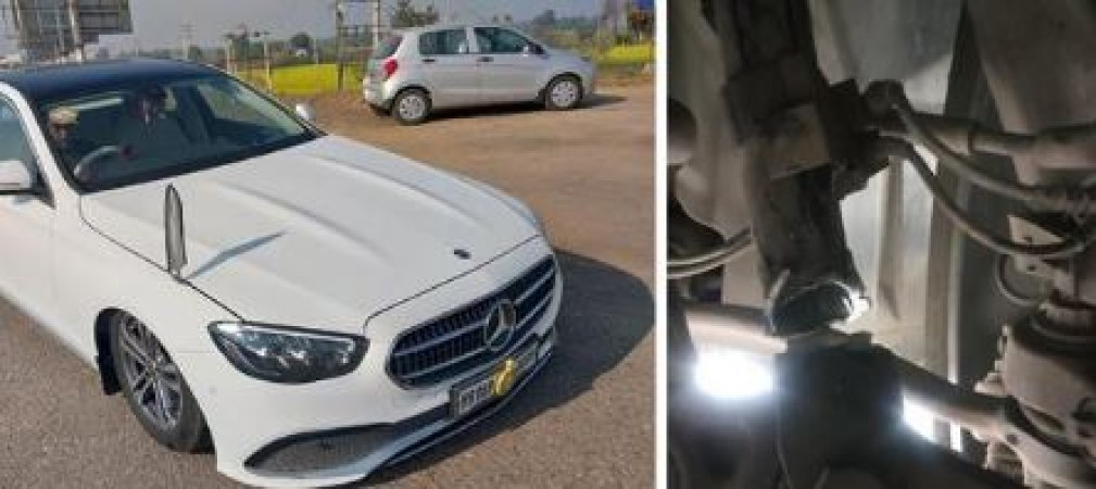 हरियाणा के गृह मंत्री अनिल विज की मर्सिडीज का शॉकर टूटा, बाल-बाल बचे