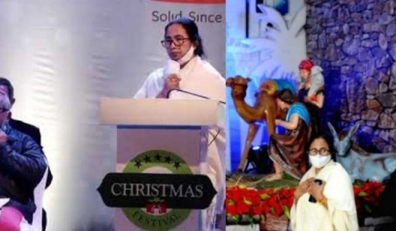 Mamata Banerjee attends church prayer meet, greets countrymen on Christmas