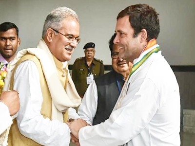 Ahead of Rahul Gandhi's visit, CM Baghel shared a post, wrote- 'My being is from you...'