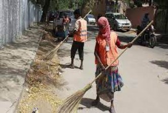 Good News! There was a huge increase in the salary of the cleaning workers.