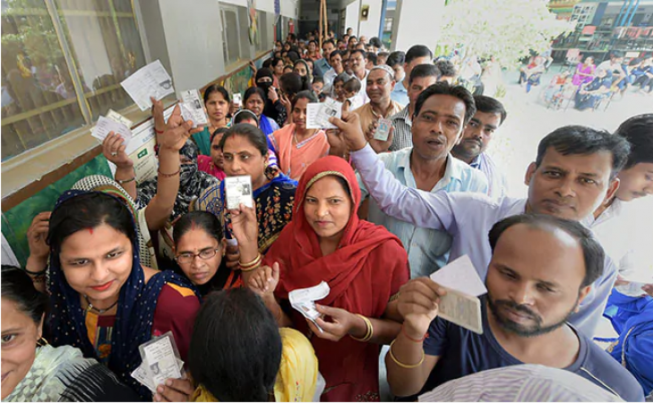दिल्ली विधानसभा चुनाव: राजधानी में शांतिपूर्ण मतदान जारी, चप्पे-चप्पे पर सुरक्षाबल तैनात