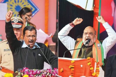 Voting continues in Delhi, Kejriwal and Shah appeal people to vote