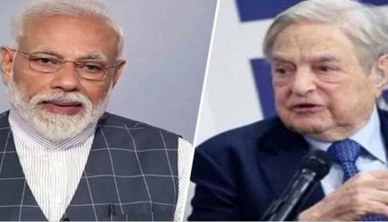 George Soros accuses PM Modi, Smriti Irani hits back