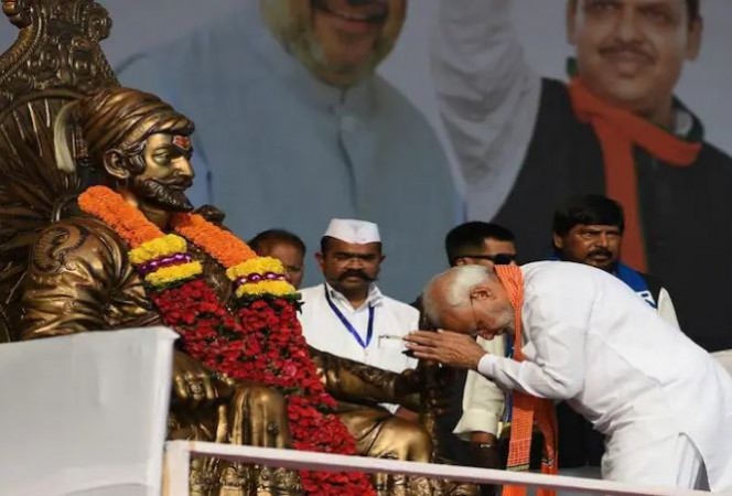 पीएम मोदी ने किया छत्रपति शिवाजी को याद, कहा- 'महान महानायक और भारत का गौरव...'