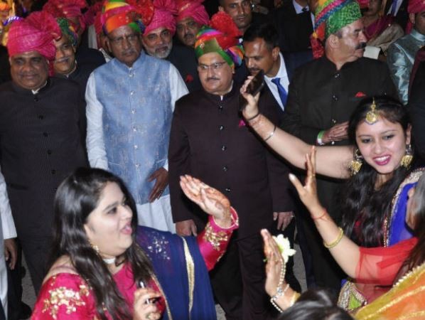 BJP president JP Nadda's son Girish got married to Prachi