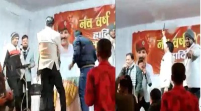 Congress leader opens fire during dance, video goes viral