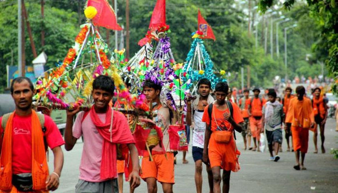 शिव भक्तों को पैदल यात्रा करने में नहीं होगी कोई तकलीफ, योगी सरकार ने उठाया बड़ा कदम