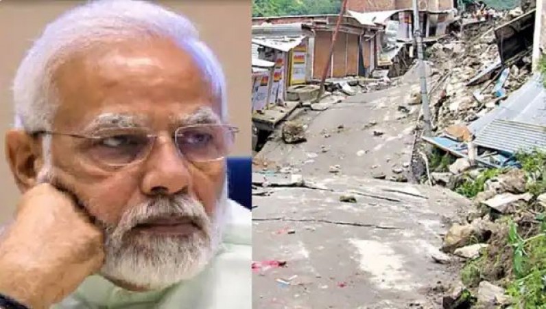 Joshimath: PM Modi takes information from CM Dhami, plans of displacement after loss
