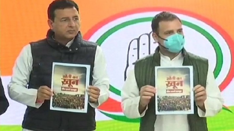 Rahul Gandhi slams PM Modi in press briefing over farmers' protest
